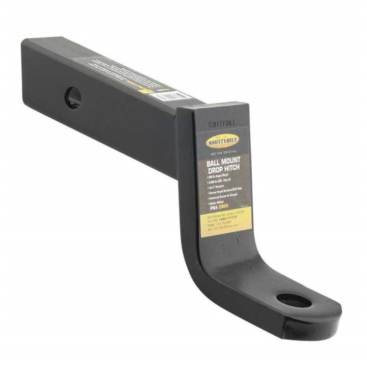Hak holowniczy amerykański stalowy black Smittybilt Lift 4"