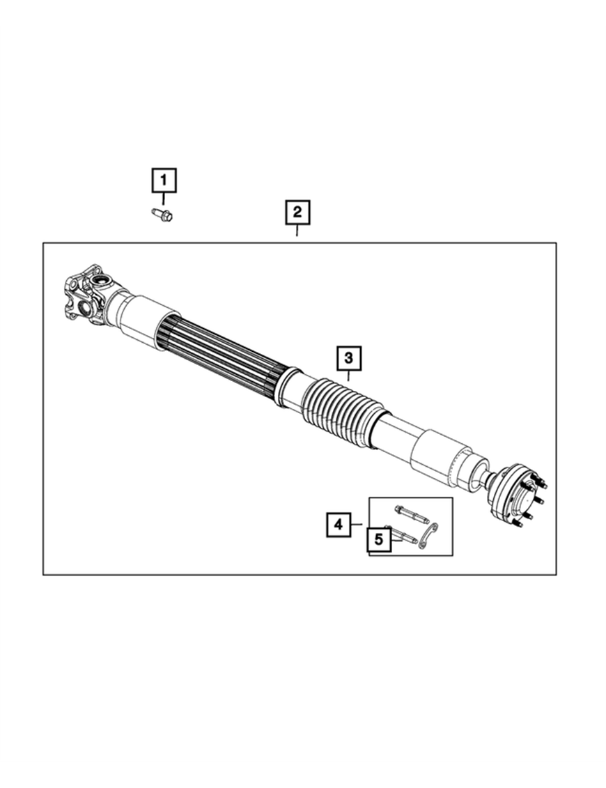 Mopar 68229211AB Front Drive Shaft Boot Kit for 07-18 Jeep Wrangler JK