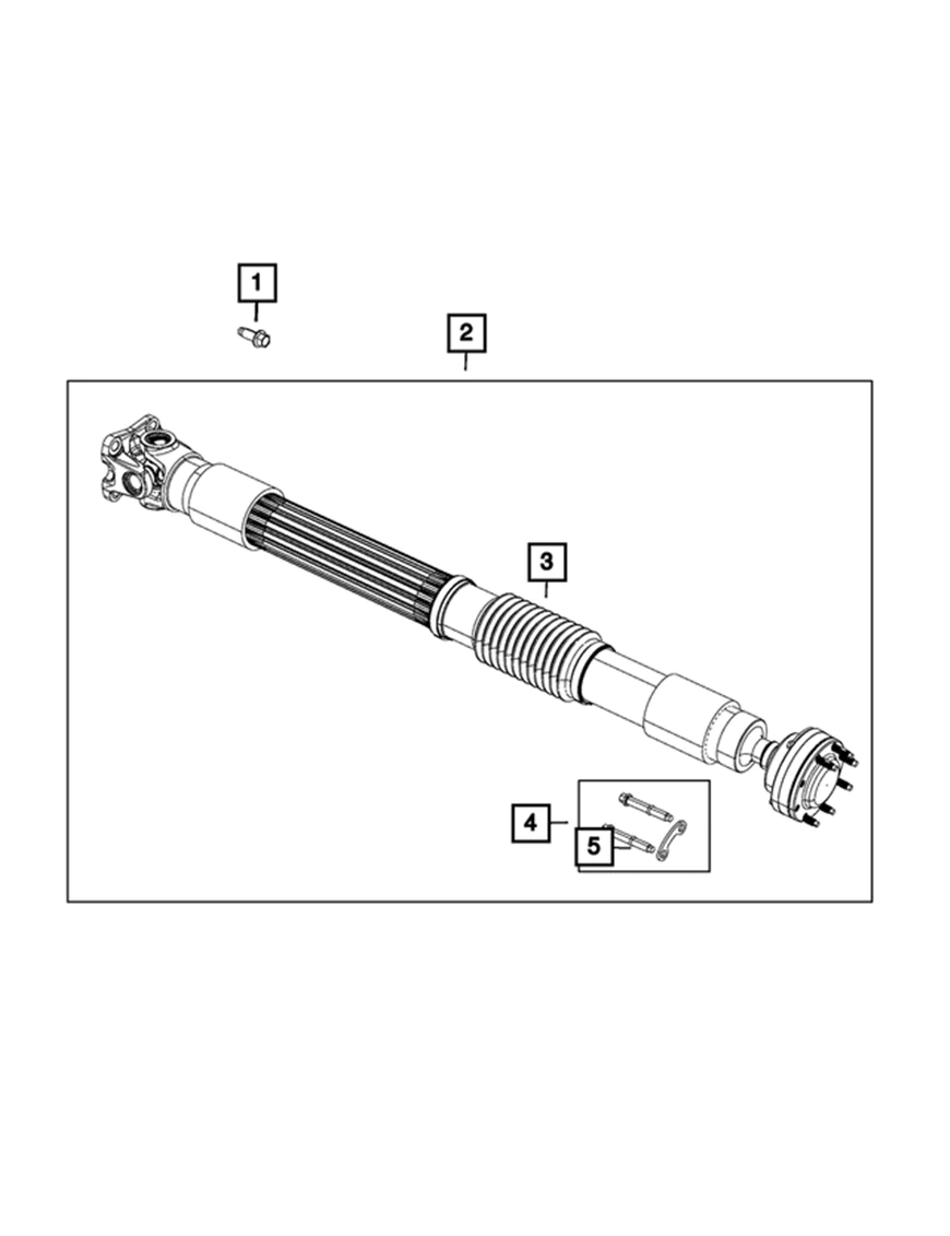 Mopar 68229211AB Front Drive Shaft Boot Kit for 07-18 Jeep Wrangler JK