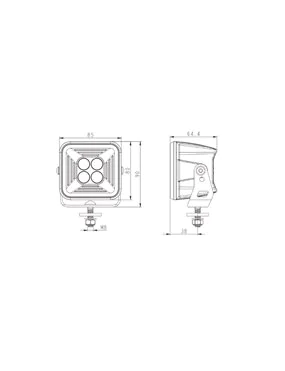 DARK KNIGHT FORTEX WORK LIGHT AMBER 809256