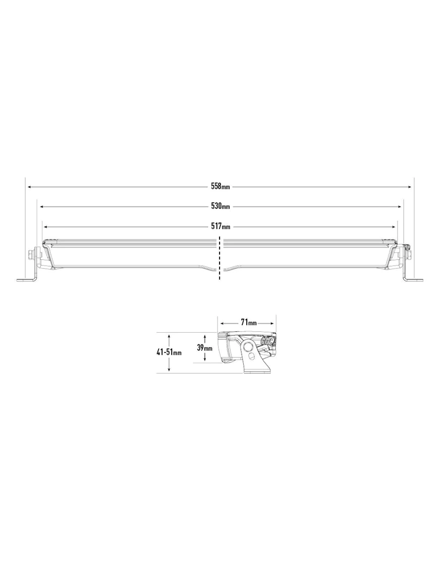 LAZER Glide 18 0G18-SM Panel LED 11500 lm