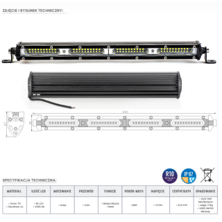 Panel LED 40 x LED - ujęcie 2