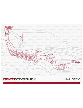 Bravo Snorkel FORD RANGER RAPTOR 2023- Benzyna