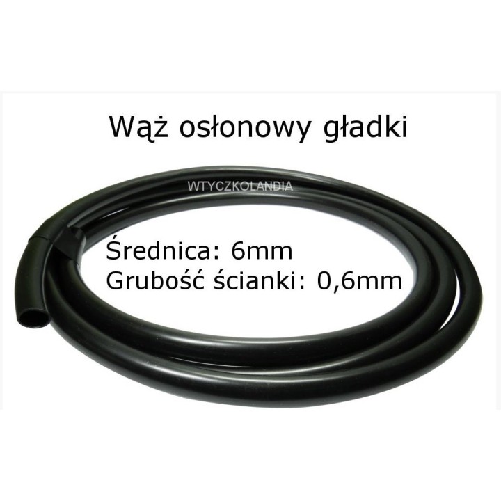  WĄŻ OSŁONOWY GŁADKI 6mm