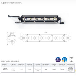 Panel LED 6 x LED KMR14 - ujęcie 2