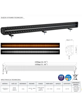 LED Panel BEZEL-LESS 48+96 LED strip + DT KMR13