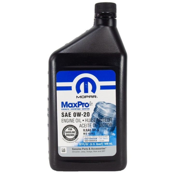 68523994AA 68218950AB 68218950CA Olej MOPAR 0W20 1L MS-6395