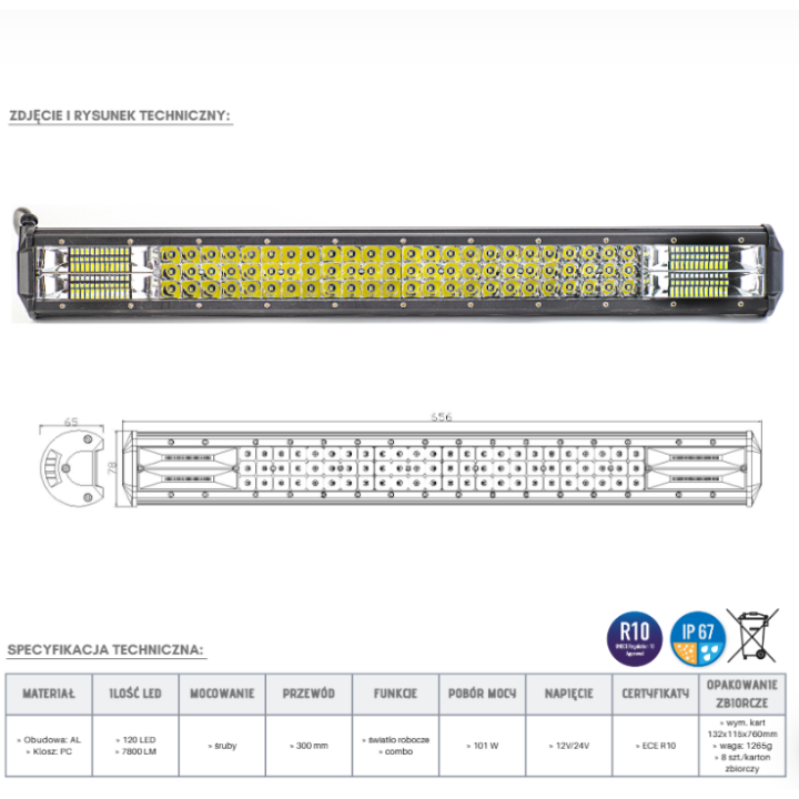 Panel LED 120 x LED - ujęcie 3