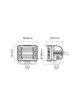 SIBERIA RF,RED FOX SIDE SHOOTER WORK LIGHT LED