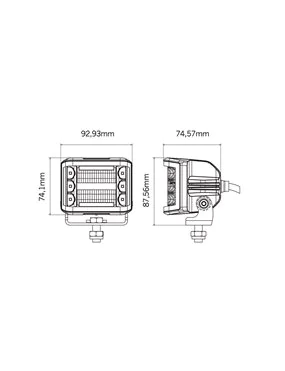 SIBERIA RF,RED FOX SIDE SHOOTER WORK LIGHT LED