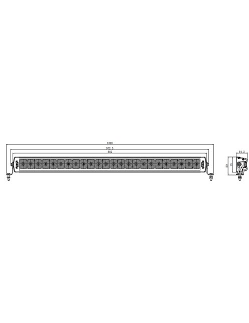 SIBERIA NEXT LEVEL 38″ WORK LIGHT LED BAR SIBERIA NEXT LEVEL 38″ WORK LIGHT LED BAR