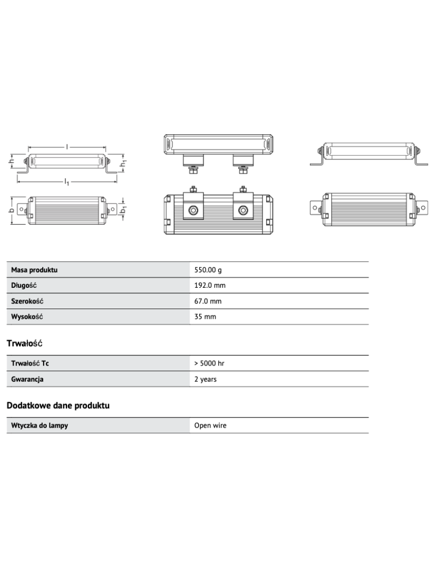 Lightbar VX180-SP SR Ledbar Osram Panel