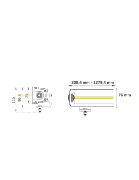 SIBERIA XP DR LED BAR 12″ Srands Lighting Division