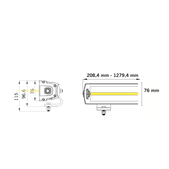 SIBERIA XP DR LED BAR 12″ 809426 STRANDS - ujęcie 3
