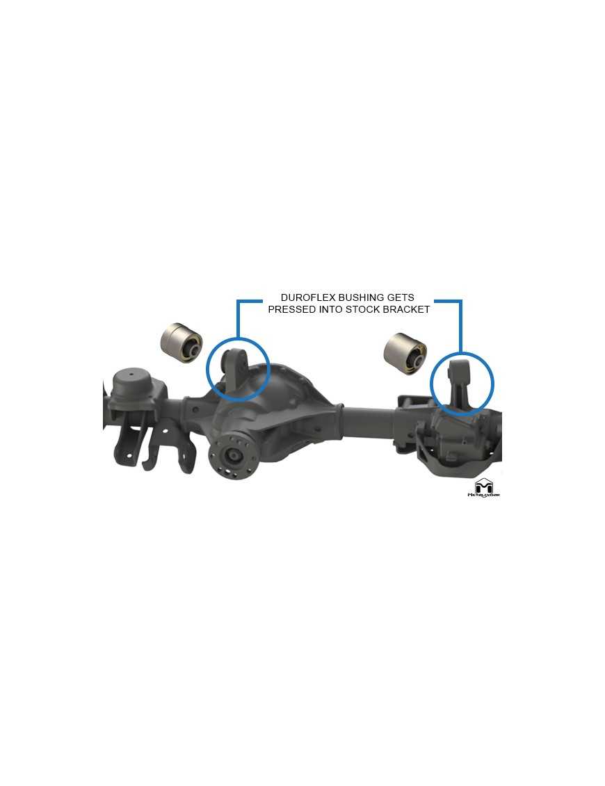 Silentblock bushings for upper control arms of Jeep Wrangler JL | Metalcloak | 68332999AB