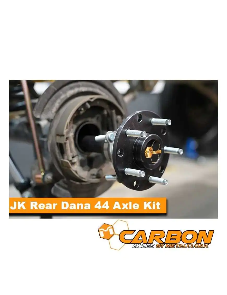 Carbon JK Rubicon Rear D44 32 Spline Axle Kit