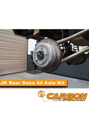 Carbon JK Rubicon Rear D44 32 Spline Axle Kit