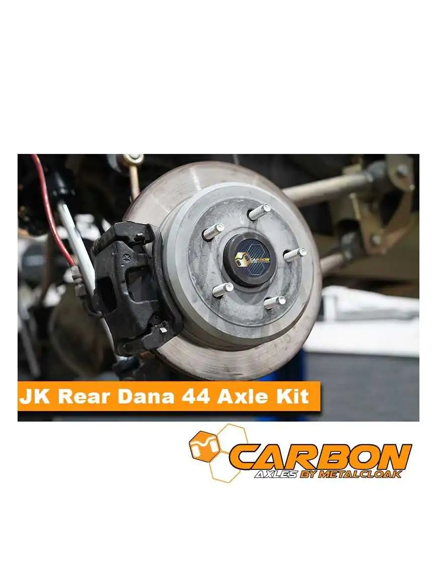 Carbon JK Rubicon Rear D44 32 Spline Axle Kit