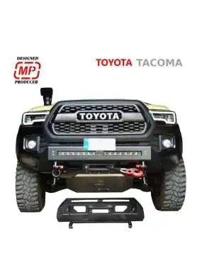 Mounting Plate for HD Winch with Integrated Front Plate for Toyota TACOMA