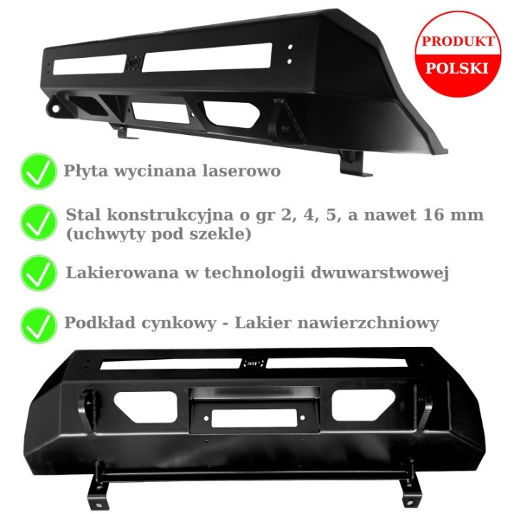 Płyta montażowa HD wyciągarki z integrowaną płyta czołową Toyota TACOMA - ujęcie 5