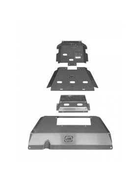 Set of aluminum underbody...
