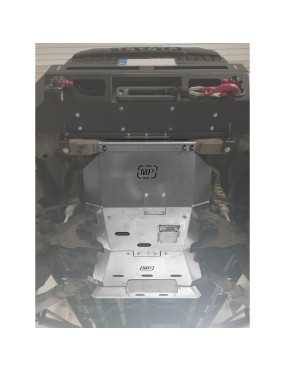 Set of aluminum underbody shields HD for TOYOTA TACOMA