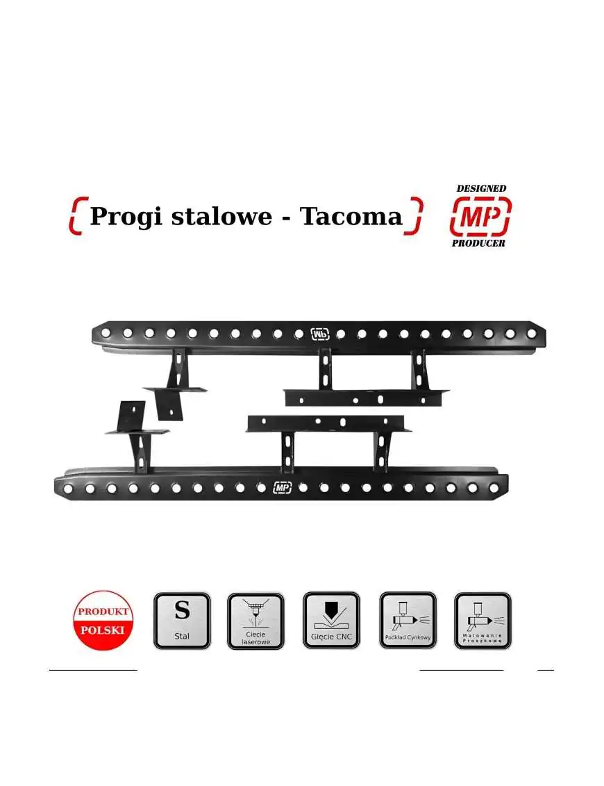 Side sills for Toyota TACOMA rock slider