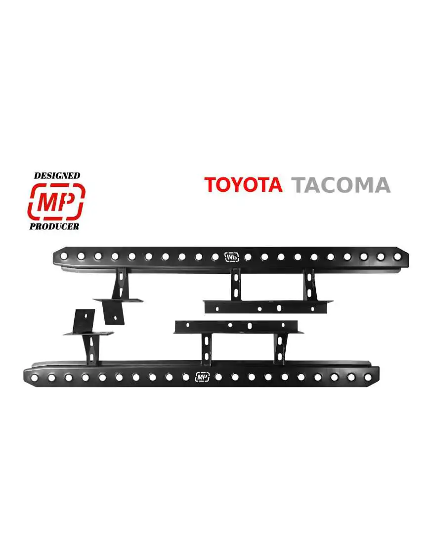 Side opening rock sliders for Toyota TACOMA