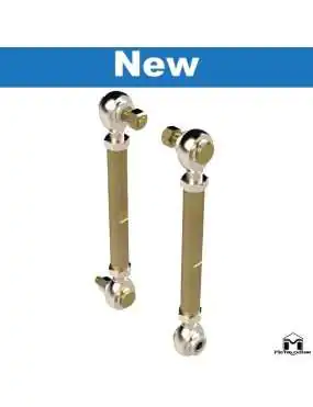 Front Sway Bar End Links 2.5-4.5" Lift Premium Metalcloak Jeep Wrangler JL2024