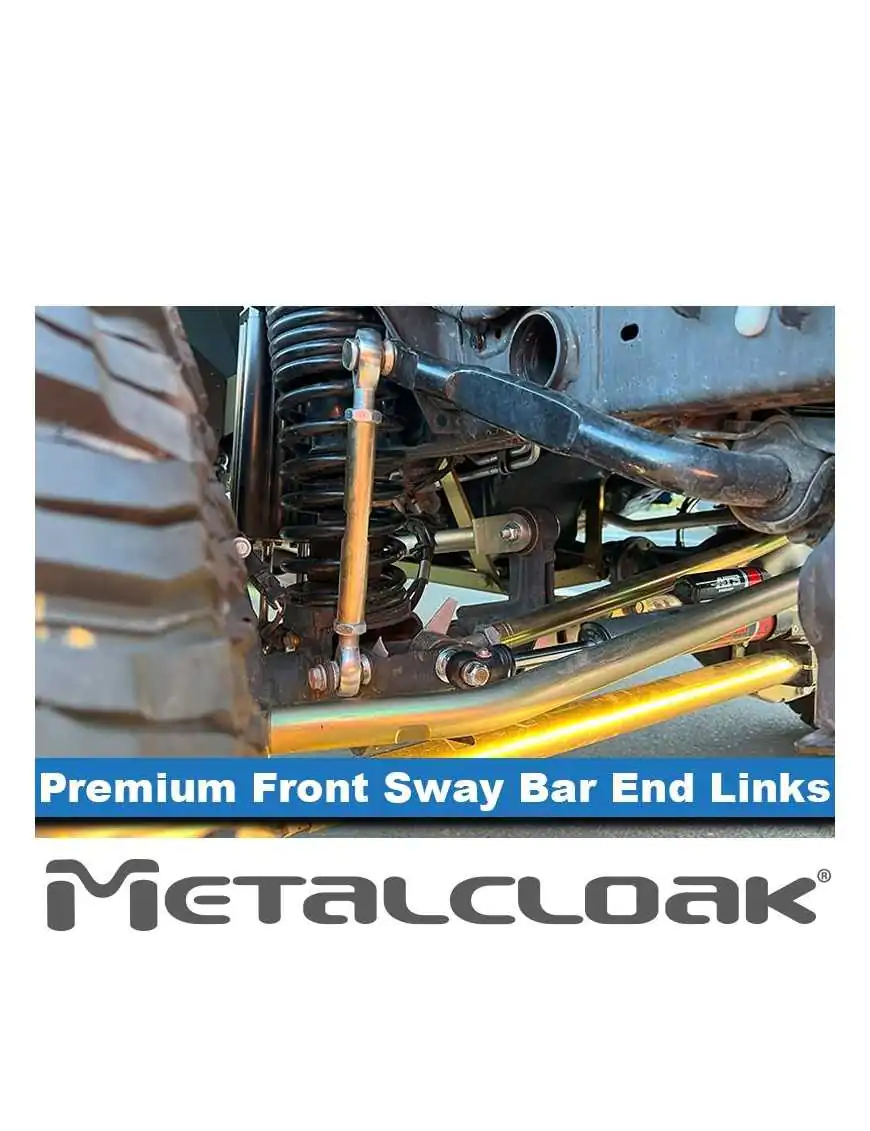 Front Sway Bar End Links 2.5-4.5" Lift Premium Metalcloak Jeep Wrangler JL2024