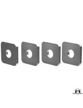 Cam Bolt Filler Plate, TJ or JK Wrangler Compatible