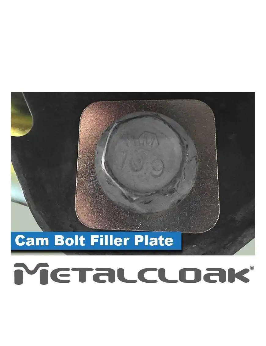 Cam Bolt Filler Plate, TJ or JK Wrangler Compatible