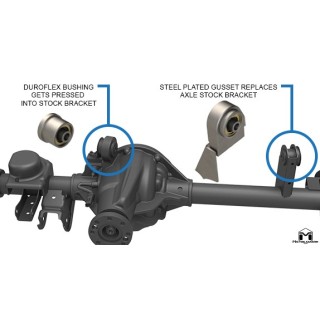 Przednie tuleje górnego wahacza Mostu z mocowaniem | Metalcloak Jeep Wrangler JK - ujęcie 2