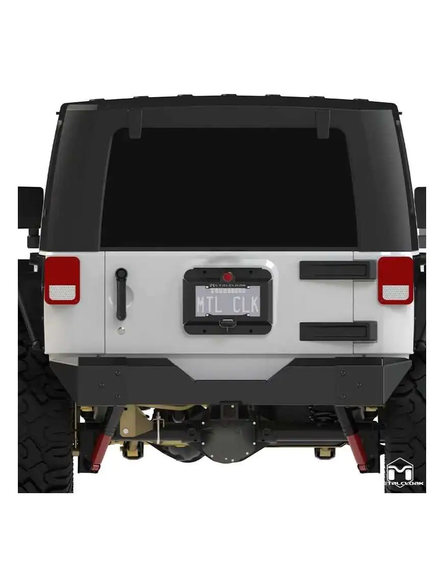 Jeep JK Wrangler Spare Tire Delete & License Plate Relocation Kit