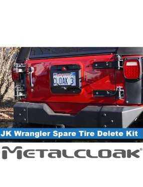 Jeep JK Wrangler Spare Tire Delete & License Plate Relocation Kit