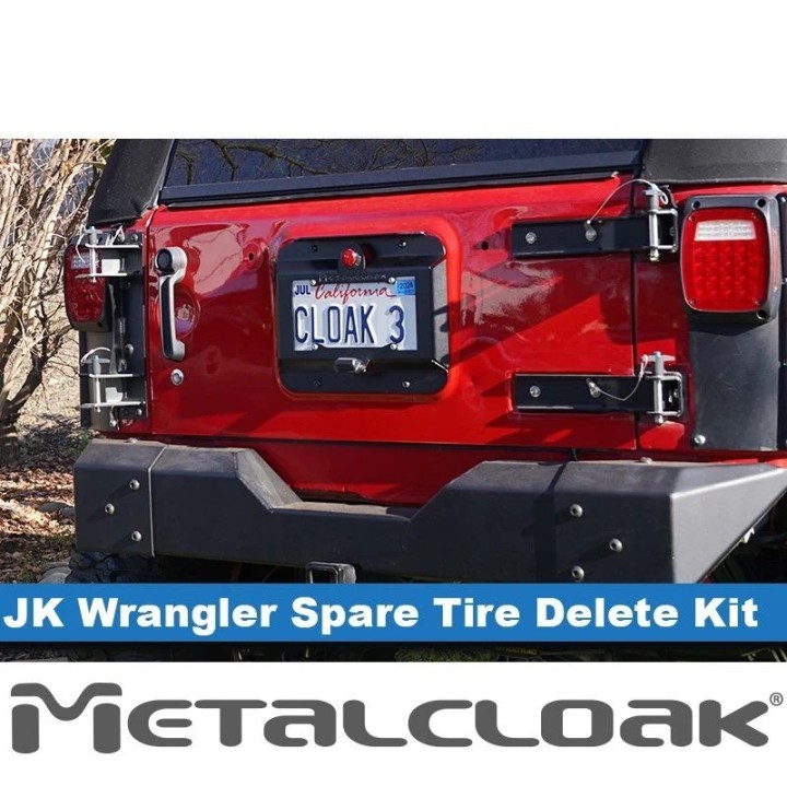 Eliminator koła zapasowego Jeep Wrangler JK | Metalcloak - ujęcie 3