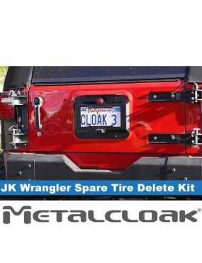 Jeep JK Wrangler Spare Tire Delete & License Plate Relocation Kit