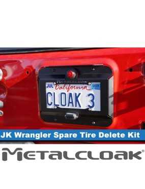 Jeep JK Wrangler Spare Tire Delete & License Plate Relocation Kit