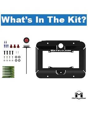 Jeep JK Wrangler Spare Tire Delete & License Plate Relocation Kit