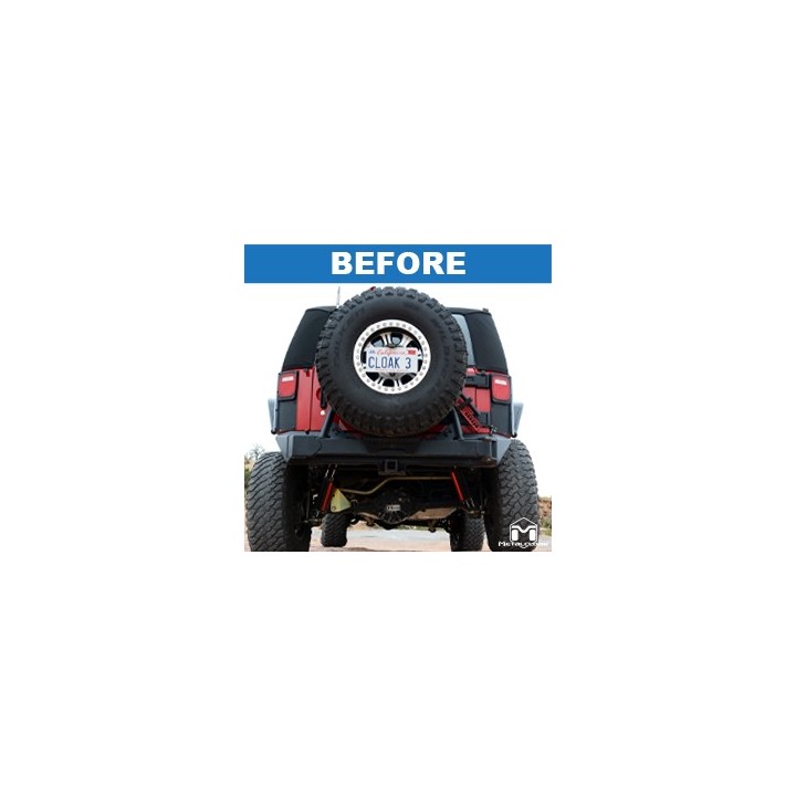 Eliminator koła zapasowego Jeep Wrangler JK | Metalcloak - ujęcie 10