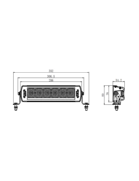 LED Bar Strands 11" Siberia Next Level Work Light