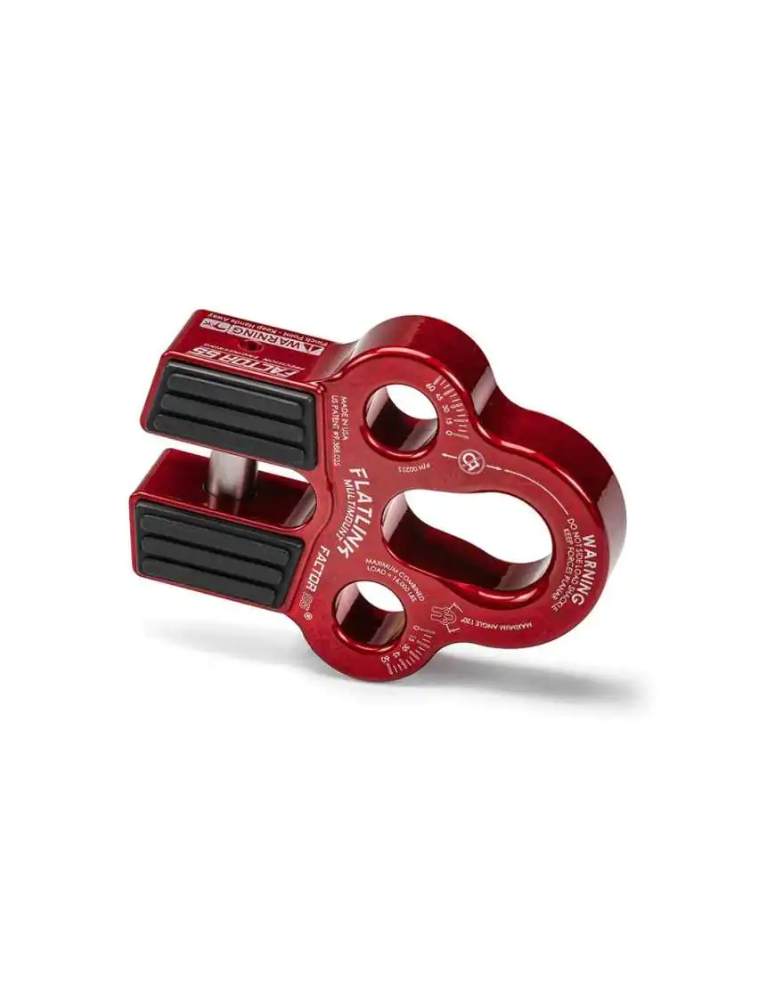 FlatLink Multimount hitch/shackle Winch hook three-point red Factor 55