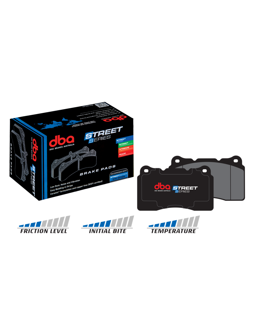 Brake Pads Street Series Ceramic | Front Axle Jeep Wrangler JK