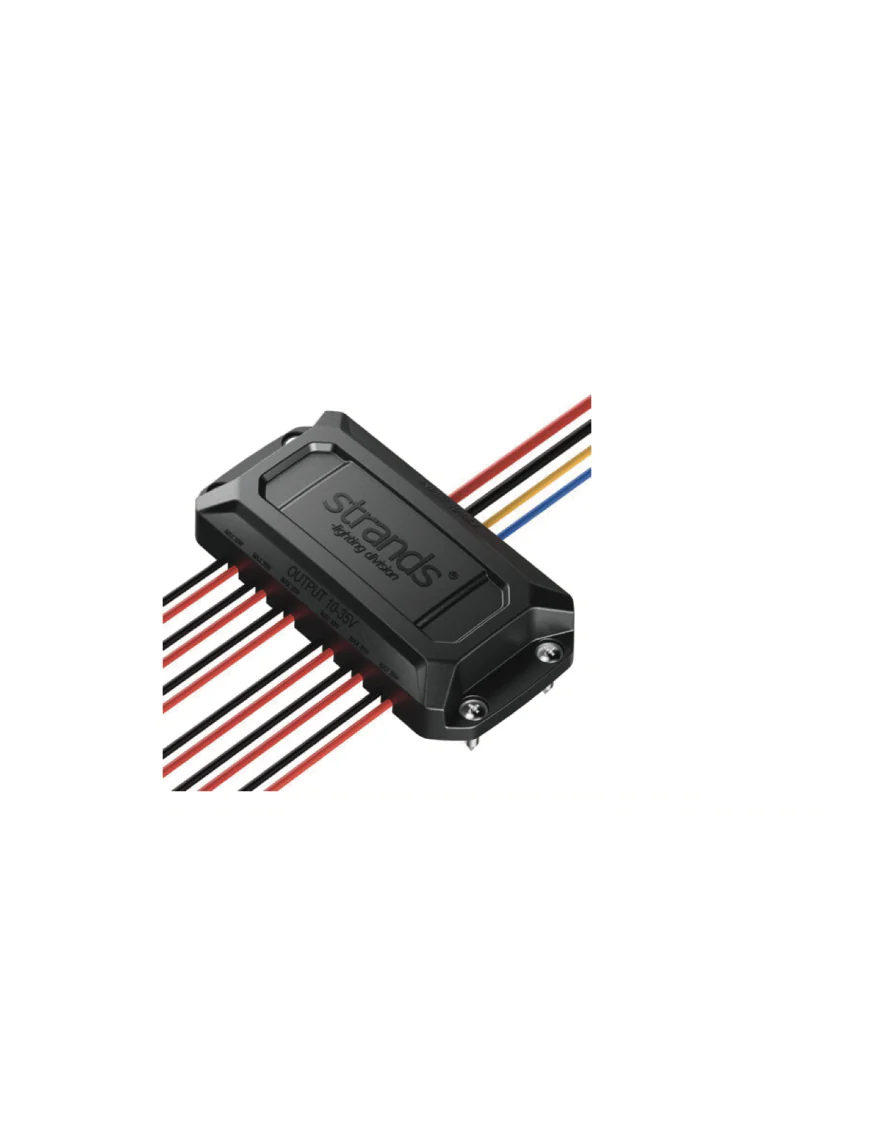 Module creating a strobe effect for LED bars from Strands