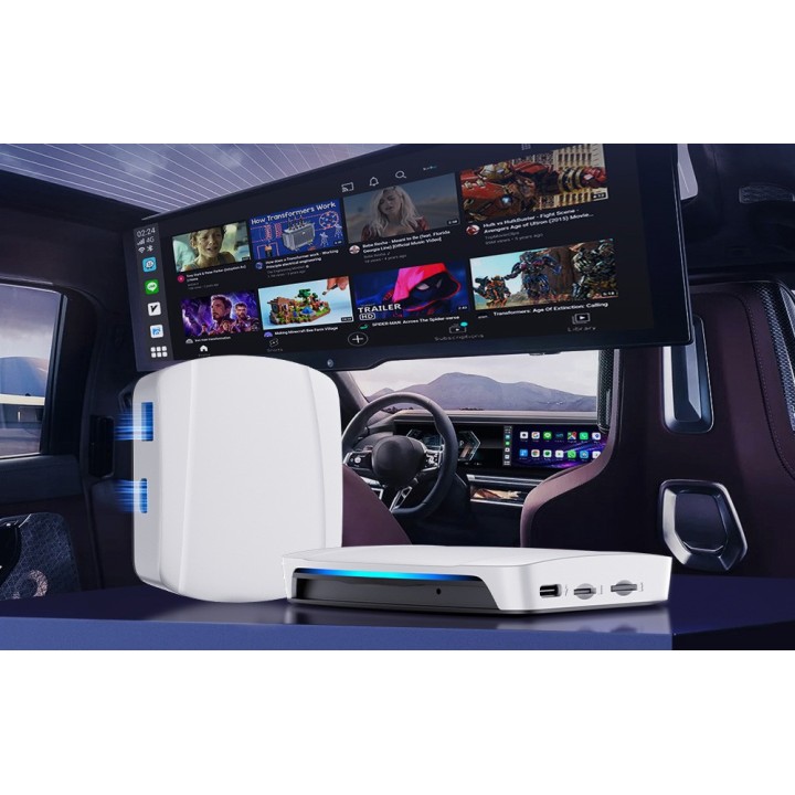 Bezprzewodowy adapter Carlinkit CPC200-Tbox UHD Carplay/Android (biały) - ujęcie 6