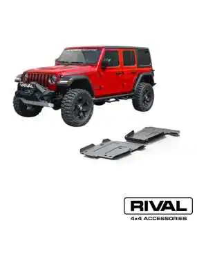 Underbody protection set for Jeep Wrangler JL up to 2021 2.0 3.6 2.2