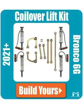 Coilover zawieszenie Ford New Bronco Lift kit 37" Game-Changer Metalcloak Fox Edition | Szekla4x4.pl