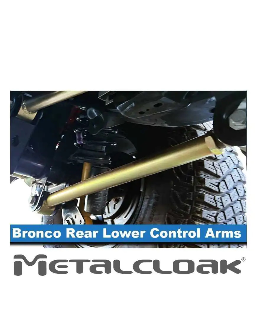 Bronco 6G Game-Changer Suspension & Lift Kit, Fox Edition Coilover lift kit