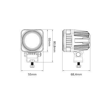 Strands Lampa Robocza 10W 750lm 5,5cm 2,1" - ujęcie 2