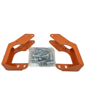 Wzmocniony komplet mocowań amortyzatorów tył pomarańczowy Agile Offroad